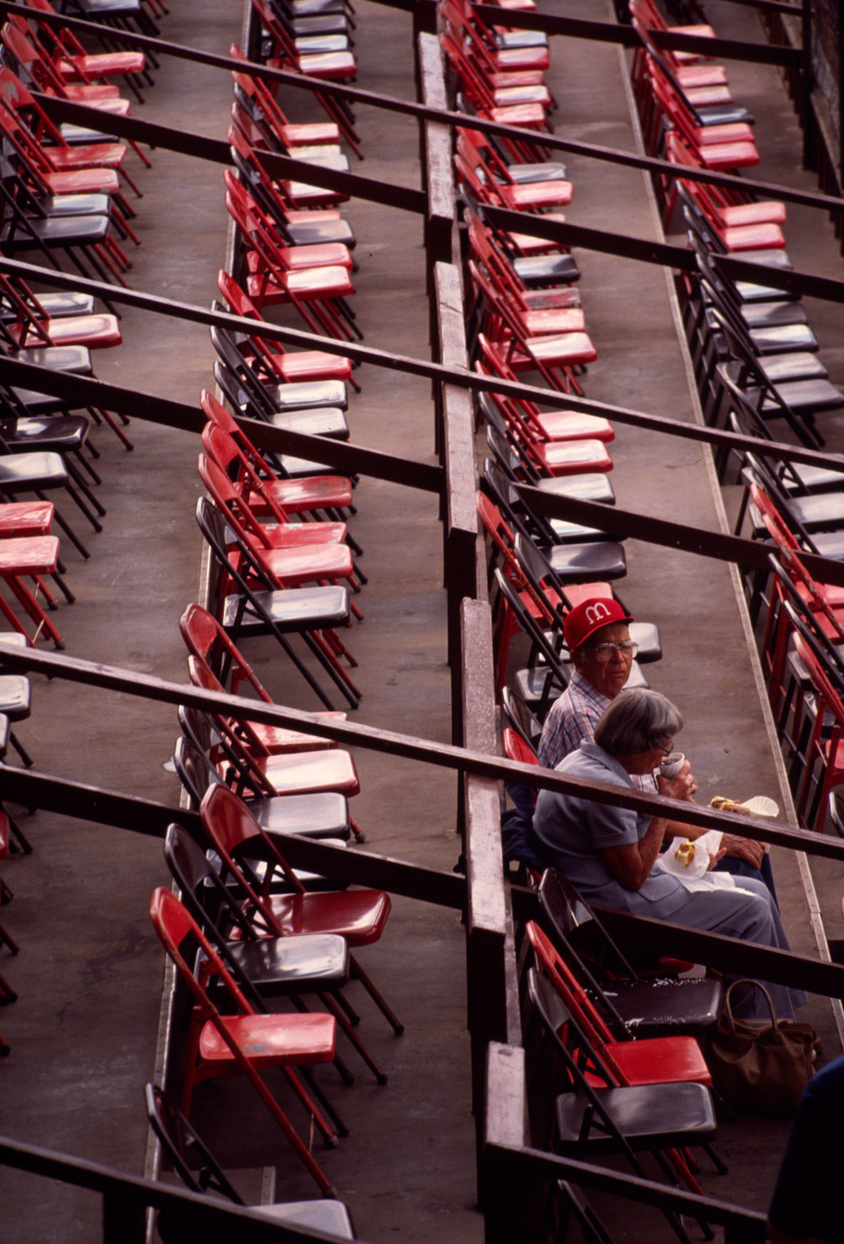 Reserved section at Cobb Field, 1990